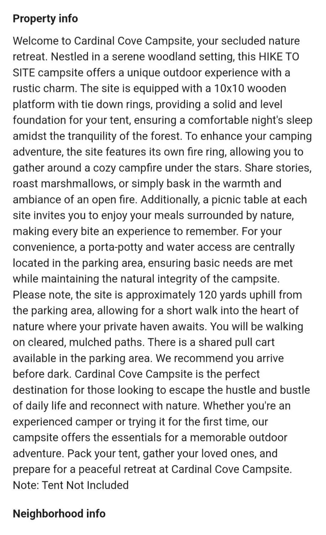 Cardinal Cove Campsite At Hocking Vacations - Tent Not Included 로건 외부 사진